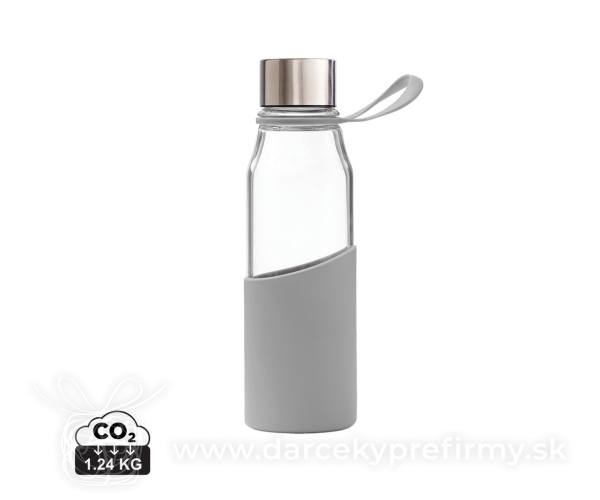 Štíhla sklenená fľaša na vodu VINGA