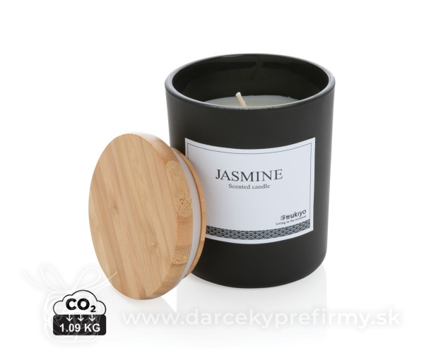 Vonná sviečka s bambusovým viečkom Ukiyo