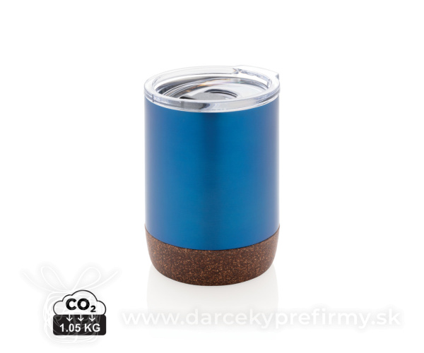 Malý korkový termohrnček z RCS recykl. ocele
