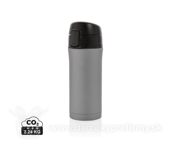Metalický termohrnček Easy lock