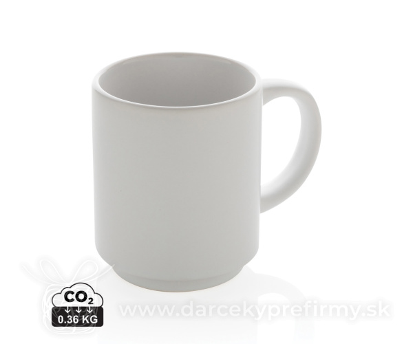 Stohovateľný keramický hrnček