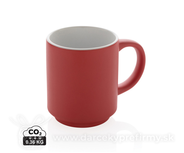 Stohovateľný keramický hrnček