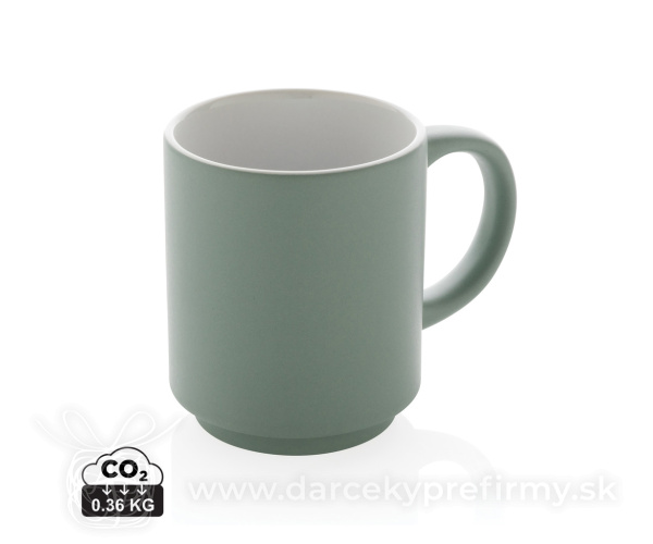 Stohovateľný keramický hrnček