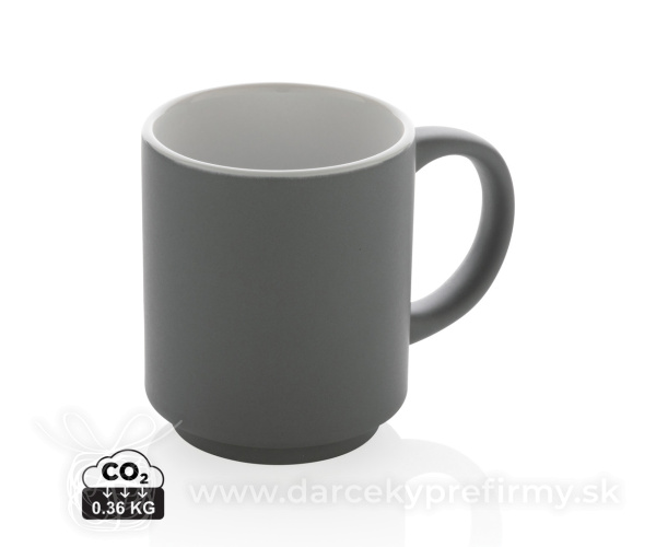 Stohovateľný keramický hrnček