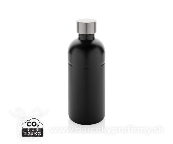 Fľaša Soda na sýtené nápoje z RCS recyklovaného hliníka