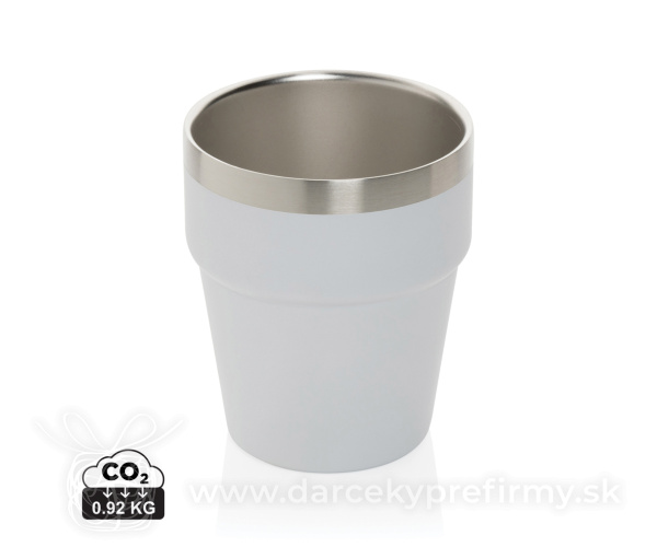 Hrnček s dvojitou stenou Clark 300ml z RCS recykl. ocele