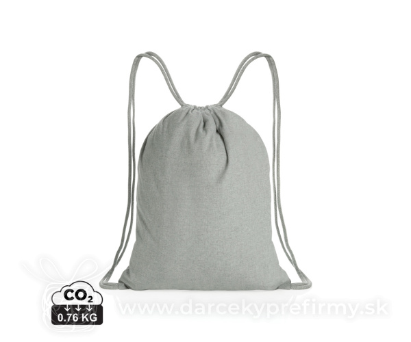 Šnúrkový batoh Impact zo 145g recyklovanej bavlny AWARE™