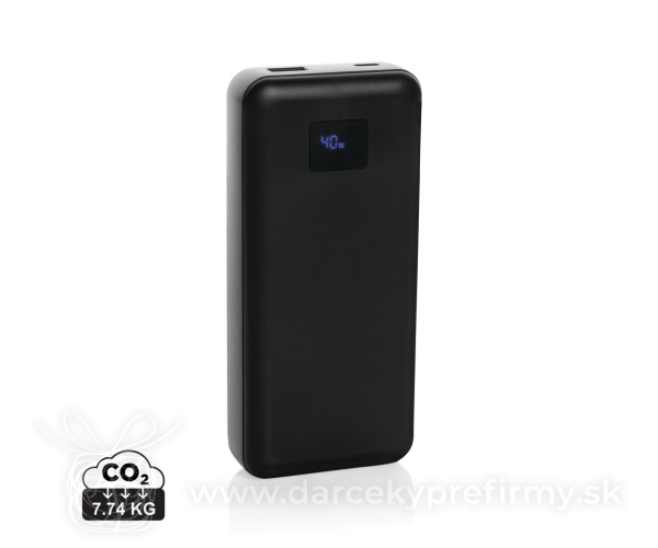 Powerbanka na notebook 20000mAh 65W Gridley z RCS plastu