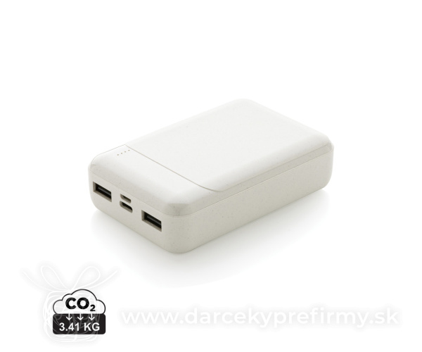 Powerbanka 10 000 mAh z RCS recyklovaného plastu