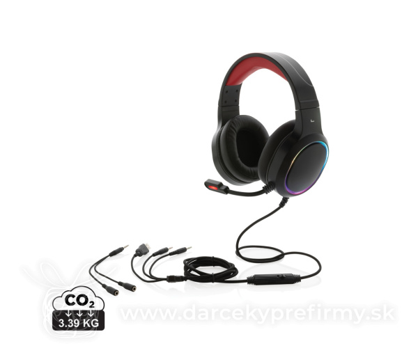 RGB herné slúchadlá