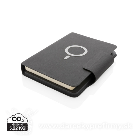 Obrázok produktu Zápisník A5 Artic s magnetickým bezdrôtovým nabíjaním 10W