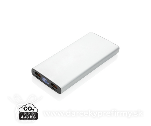 Hliníková 18W PD powerbanka 10 000 mAh