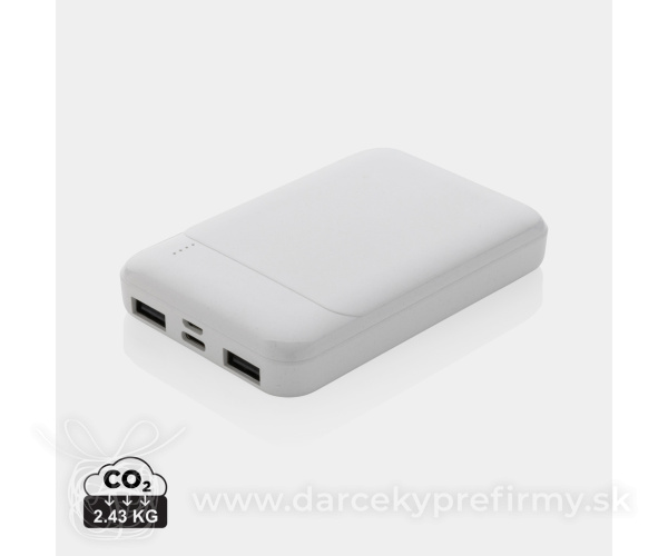 Powerbanka 5000 mAh z RCS recykl. plastu