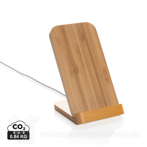 Obrázok produktu Bezdrôtovo nabíjací stojanček 5W z FSC® bambusu