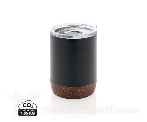 Malý korkový termohrnček z RCS recykl. ocele
