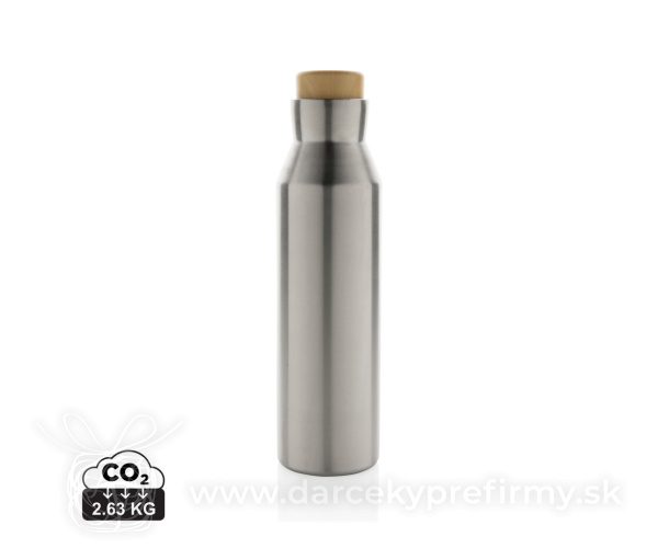 Termo fľaša Gaia z RCS recyklovanej nerezovej ocele