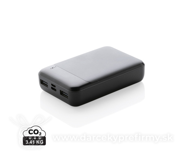 Powerbanka 10 000 mAh z RCS recyklovaného plastu