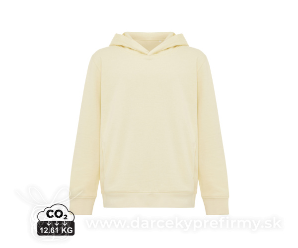 Detská mikina s bočnými vreckami IQONIQ Yengo z rec. bavlny