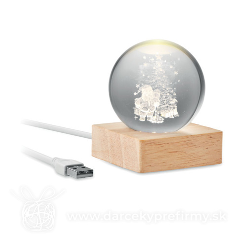 Obrázok produktu SANTA LIGHT - Vánoční láhevová LED koule