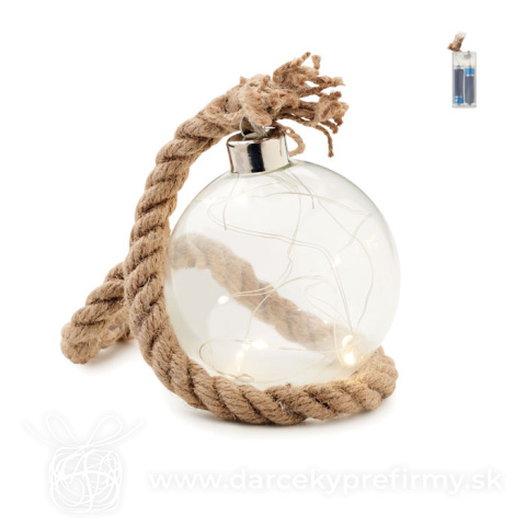 Obrázok produktu BAUBLI - Skleněná koule s LED světýlky