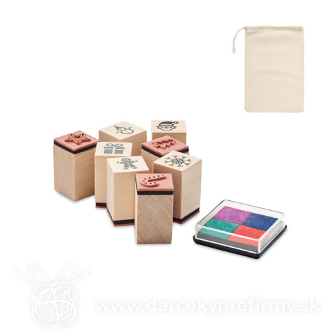 Obrázok produktu STAMPIE - 8 dřevěných vánočních razítek