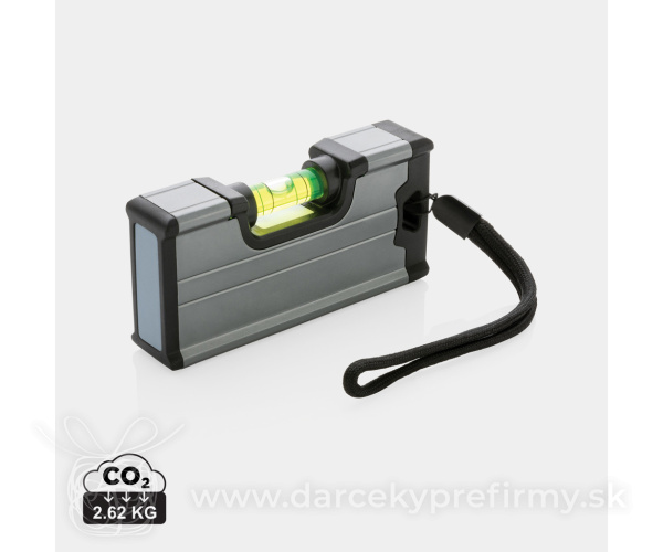 Vreckové pravítko s vodováhou a magnetom