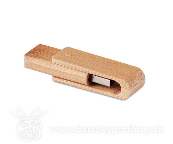  - MO1001 USB z bambusu 16GB  -16GB