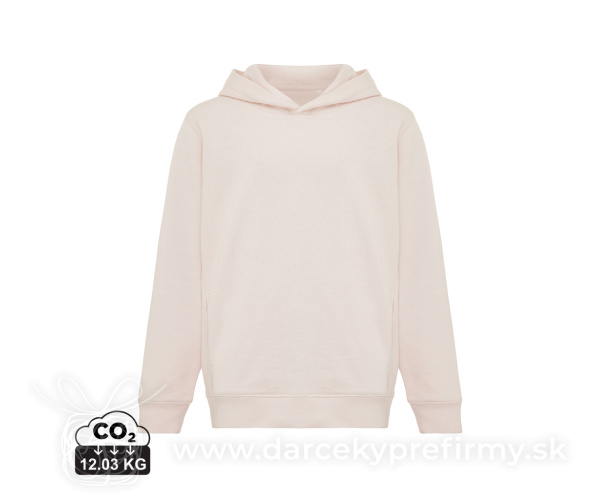 Detská mikina s bočnými vreckami IQONIQ Yengo z rec. bavlny