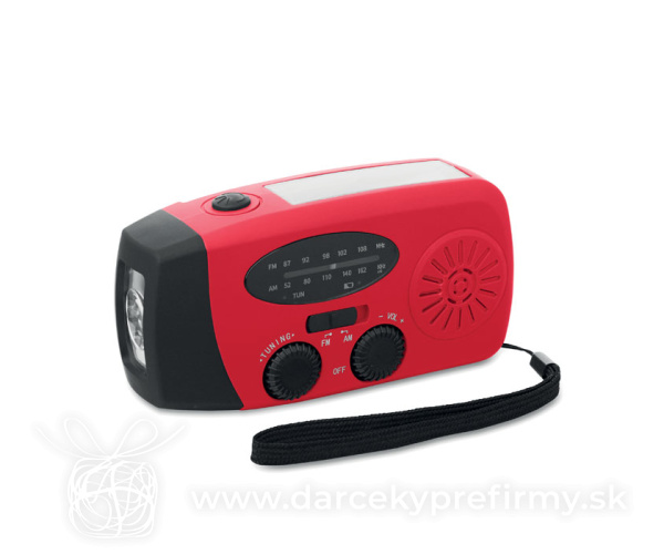 ONDA - Přenosné rádio s LED svítilnou