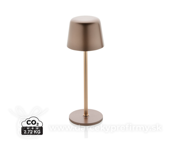 USB dobíjateľná stolná lampa Zenic z RCS recykl. plastu