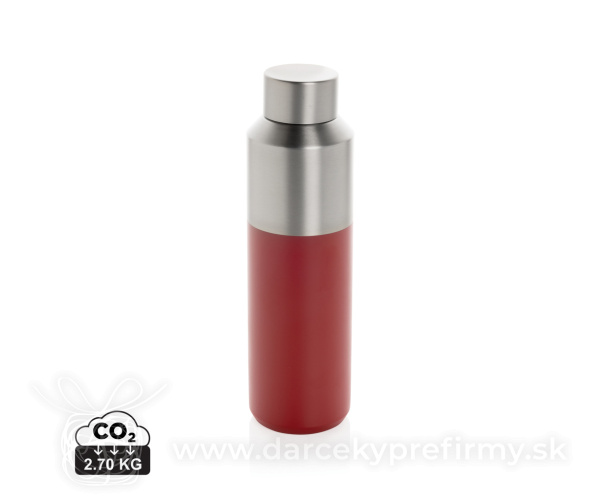 Fľaša na vodu Fluid 600ml z RCS recyklovanej ocele
