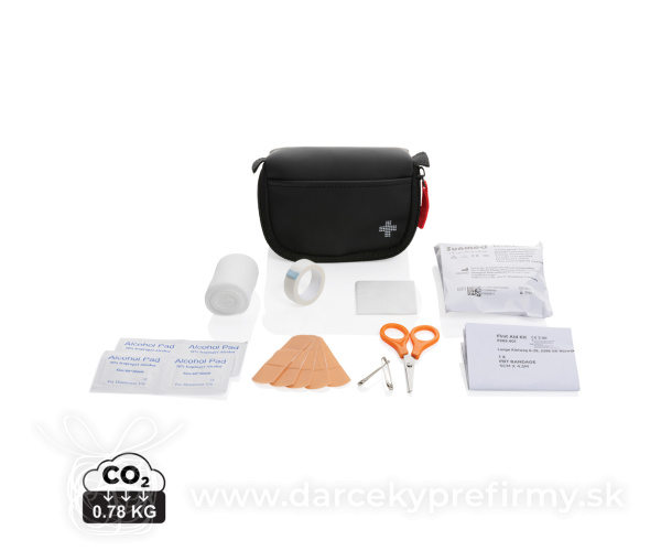 Lekárnička poštovej veľkosti z RCS recykl. PU nubuku