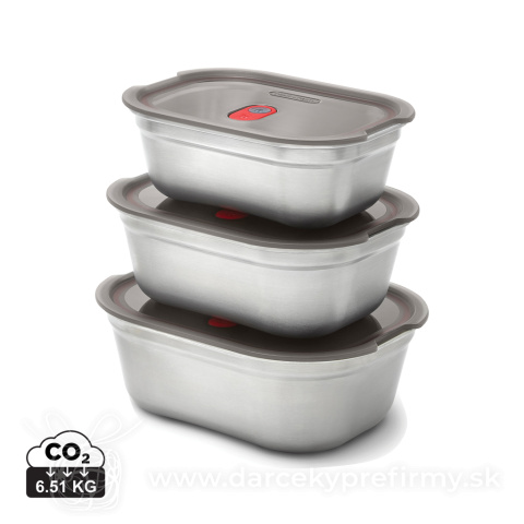 Obrázok produktu Set 3 škatuliek na jedlo – malá, stredná, veľká Black+Blum