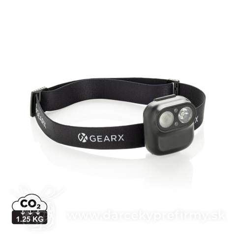 Obrázok produktu Gear X RCS čelová lampa z rec. plastu s pohybovým senzorom