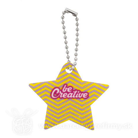 Obrázok produktu CreaFelt Key Xmas - vlastný vianočný prívesok na kľúče, hviezda