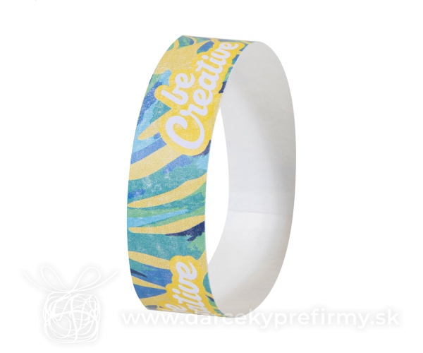 Wristvek Creative - náramky z tyveku (10 ks) na zákazku