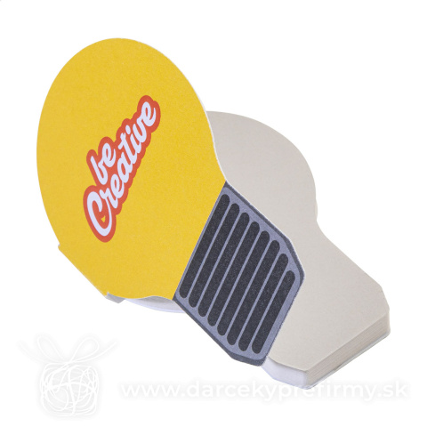 Obrázok produktu CreaStick Bulb - samolepiaci blok na poznámky na zákazku