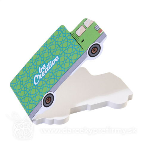 Obrázok produktu CreaStick Truck - samolepiaci blok na poznámky na zákazku