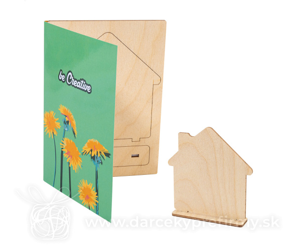 SendCraft - vlastné puzzle pohľadnice, dom