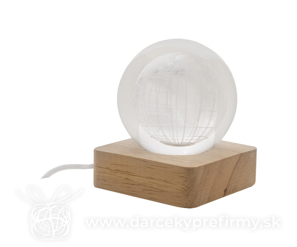 LumiGlobe - sklenená svetelná guľa