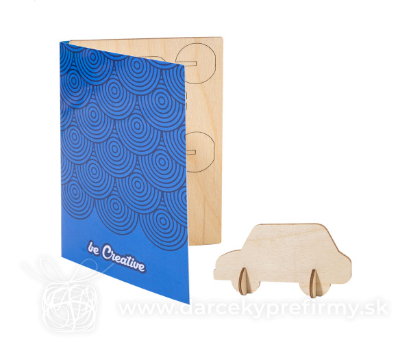 SendCraft - vlastné puzzle pohľadnice, auto