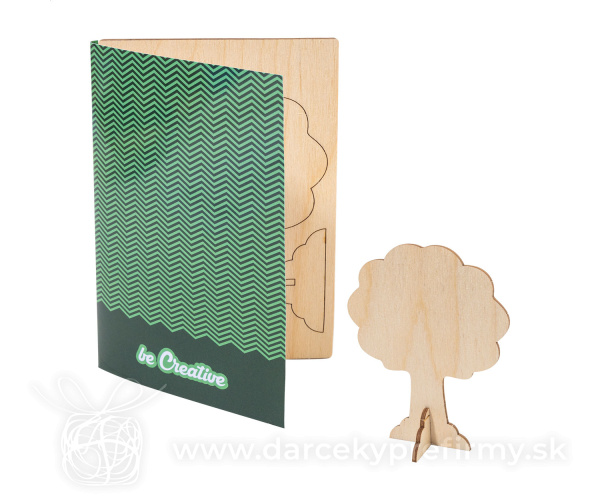 SendCraft - vlastná puzzle pohľadnica, strom