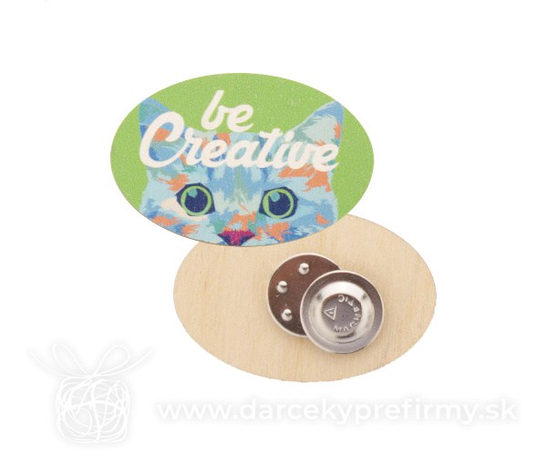WooBadge - odznak s magnetom na zákazku