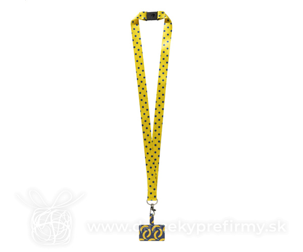 Subyard Mobile Safe - lanyard RPET s držiakom na mobilný telefón