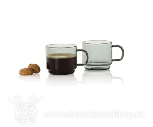 AdHoc Impact šálky na espresso 70 ml, sada 2 ks