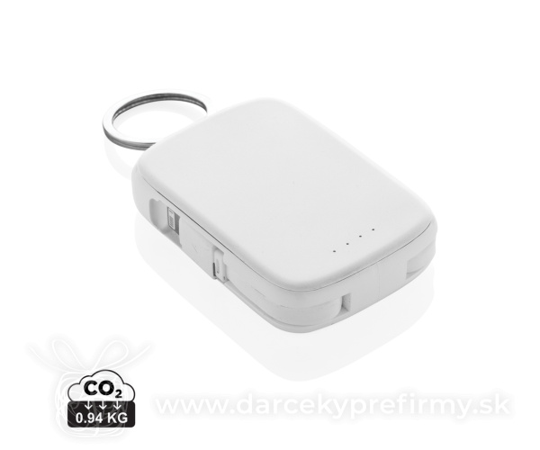 Nexo RCS kľúčenka s powerbankou 2000 mAh a int. káblami