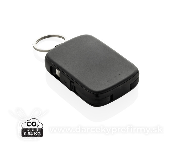 Nexo RCS kľúčenka s powerbankou 2000 mAh a int. káblami