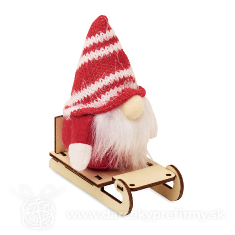 Obrázok produktu FROSTY SLEIGH - Trpaslík na drevených saniach