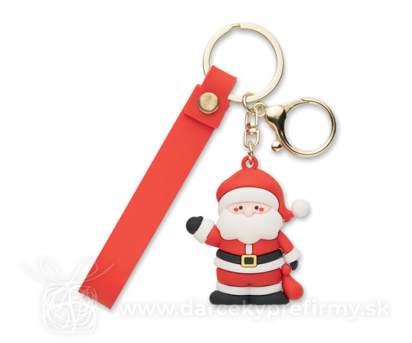 SANTACHARM - Prívesok na kľúče v tvare Santu