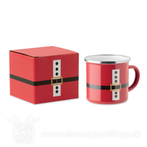 Obrázok produktu SANTAMEL - Retro smaltovaný hrnček Santa